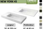 temp => Custom-made suspended or built-in vasin top – NEW YORK 45