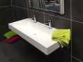Custom-made suspended or built-in vasin top – NEW YORK 90