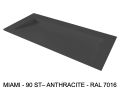 Custom-made double-trough wall-mounted or recessed washbasin – MIAMI 90