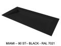 Custom-made double-trough wall-mounted or recessed washbasin – MIAMI 90