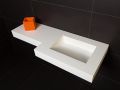 Suspended or custom-made built-in gutter tray – MIAMI 60