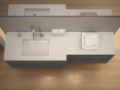 Suspended or custom-made built-in gutter tray – MIAMI 60