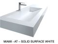 Suspended or custom-made built-in gutter tray – MIAMI 60