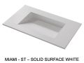 Suspended or custom-made built-in gutter tray – MIAMI 60