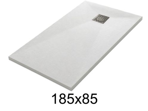 185x85 cm Extra-Flat Resin Shower Tray TECNIK