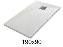 190x90 cm Extra-Flat Resin Shower Tray TECNIK