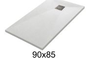90x85 cm Extra-Flat Resin Shower Tray TECNIK