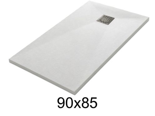 90x85 cm Extra-Flat Resin Shower Tray TECNIK