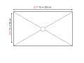 Shower tray 120x80 cm central evacuation - CENTRAL