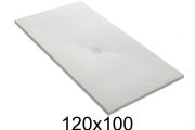 Shower tray 120x100 cm central evacuation - CENTRAL