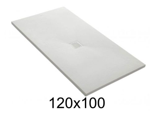 Shower tray 120x100 cm central evacuation - CENTRAL