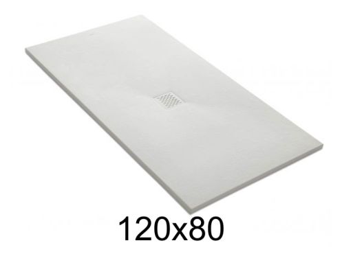 Shower tray 120x80 cm central evacuation - CENTRAL