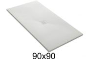 Shower tray 90x90 cm central evacuation - CENTRAL