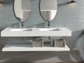 Custom-made double-sin top suspended or built-in – NEW YORK 45 DOUBLE