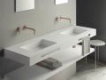 Custom-made double-sin top suspended or built-in – NEW YORK 45 DOUBLE
