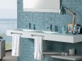 Custom-made double-sin top suspended or built-in – NEW YORK 45 DOUBLE