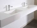 Custom-made double-sin top suspended or built-in – NEW YORK 45 DOUBLE