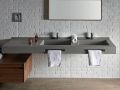 Custom-made double-sin top suspended or built-in – NEW YORK 45 DOUBLE