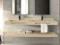 Custom-made double-sin top suspended or built-in – NEW YORK 45 DOUBLE