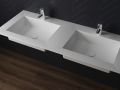 Custom-made double-sin top suspended or built-in – NEW YORK 45 DOUBLE