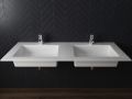 Custom-made double-sin top suspended or built-in – NEW YORK 45 DOUBLE