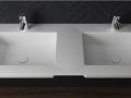 Custom-made double-sin top suspended or built-in – NEW YORK 45 DOUBLE