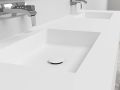 Custom-made double-sin top suspended or built-in – NEW YORK 45 DOUBLE
