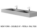 Custom-made double-sin top suspended or built-in – NEW YORK 45 DOUBLE