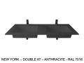 Custom-made double-sin top suspended or built-in – NEW YORK 45 DOUBLE